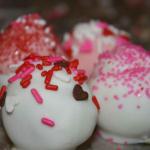 Valentine's Day Cake Balls.